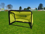 Powershot Mini-Fussballtor faltbar aus Aluminium (wetterfest) 1,5m x 1m - gelb -