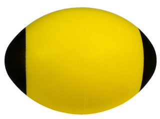 Powershot Schaumstoffball Rugbyball 65x55cm gelb