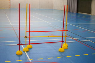 Powershot Slalomstangen Set mit Standfuss (Indoor-Set) 1,5m inkl. Tasche