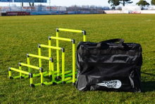 Powershot Trainingshürden Set (Stecksystem) gelb - 6 Stück inkl. Tasche