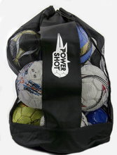 Powershot Balltasche für bis zu 12 Bälle schwarz