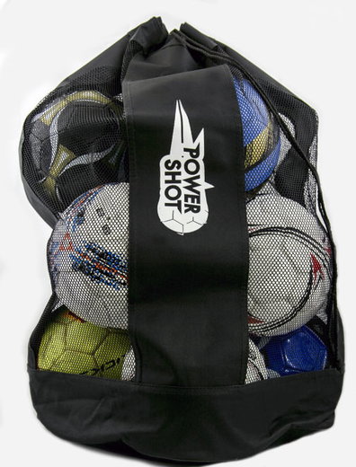 Powershot Ball Bag for up to 12 Balls in Black