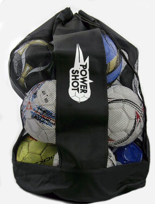 Powershot Balltasche für bis zu 12 Bälle schwarz