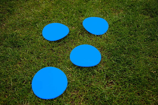Powershot Markierungsscheiben 24er Set inkl. Tragetasche blau