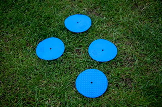 Powershot Markierungsscheiben 24er Set (klein) blau