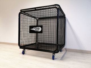 Powershot Ball cart made of steel (for up to 25 balls) 96x77x79cm black
