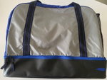 Powershot Sporttasche Cubico (aus recycelten Polyester) 52x44x33cm -75 liter- schwarz/blau