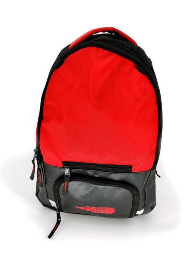 Powershot Backpack Pelota (made from recycled polyester) 48x32x16cm -25 liters- black/red