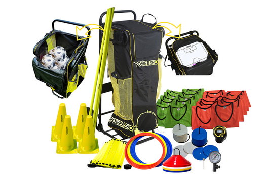 Powershot Trainingsset-Powercart Ausrüstungswagen(inkl. 20 Bällen) 136-teilig