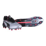 Puma Fussballschuhe King Ultimate FG/AG (für festen Boden/Kunstoberflächen) 2025 silber/schwarz Herren