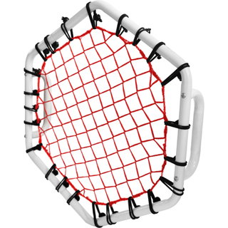 Pure2Improve Football Hand Rebounder Hexagon White 58x58 cm