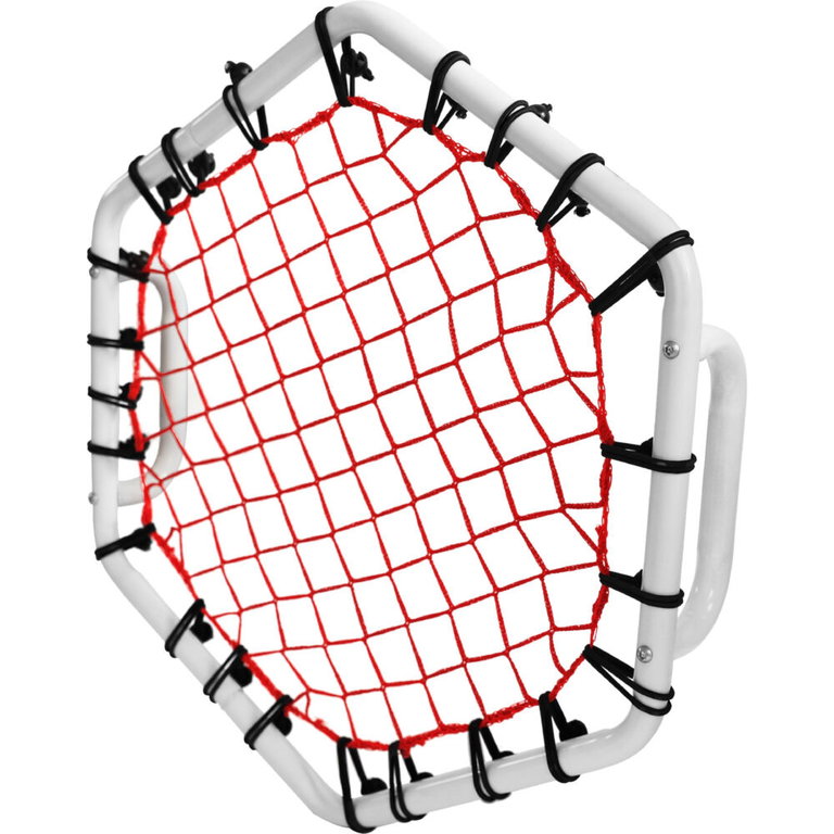 Pure2Improve Football Hand Rebounder Hexagon White 58x58 cm