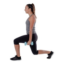 Pure2Improve Fitness Dumbbells Neoprene Light Blue Set 2x3.0kg