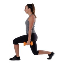 Pure2Improve Fitness Dumbbells Neoprene orange Set 2x4.0kg