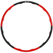 Pure2Improve Gymnastikreifen Hula-Hoop (faltbar) - schwarz/rot