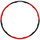 Pure2Improve Gymnastikreifen Hula-Hoop (faltbar) - schwarz/rot