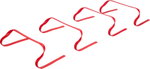 Pure2Improve Trainingshürden Set - 4 Stück 14cm rot