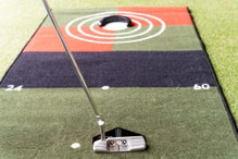 Pure2Improve Golf-Putting Übungsbecher Hufeisen (tragbar,verstellbar) schwarz - 1 Stück