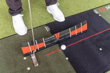 Pure2Improve Golf-Putting Pfad-Trainer schwarz - 1 Stück