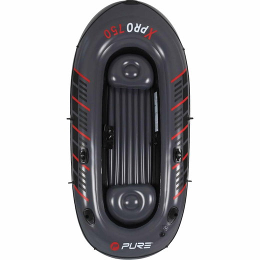 Pure4Fun Schlauchboot XPRO 750 (für 2 Personen) schwarz 270x126x52cm