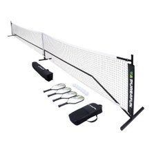 Pure4Fun Pickleball Set (1x Net, 4x Paddles, 6x Balls, 2x Bags)