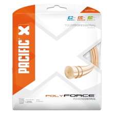 Besaitung mit Tennissaite Pacific Poly Force lightorange