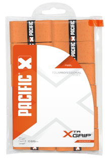 Pacific Overgrip xTR 0.55mm (velvety surface) orange 12-pack clip bag