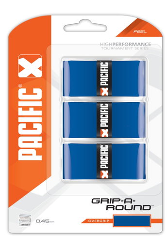 Pacific Overgrip Grip Around 0.45mm blue 3 pack