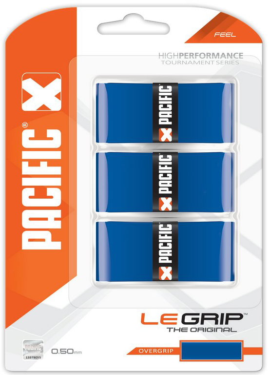 Pacific Overgrip Le Grip 0.55mm blau 3er