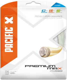 Pacific Tennissaite Premium Max (Power+Beschleunigung) natur 12m Set