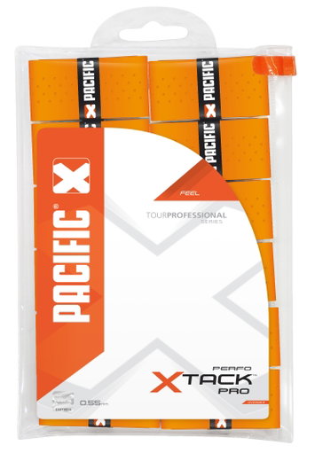Pacific Overgrip xTack Pro Perfo 0.55mm orange 12er Clip-Beutel