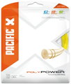 Pacific Tennissaite Poly Power Pro (Haltbarkeit+Power) gelb 12m Set