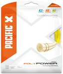 Pacific Tennissaite Poly Power Pro (Haltbarkeit+Power) gelb 12m Set