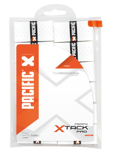 Pacific Overgrip xTack Pro Perfo 0.55mm weiss 12er Clip-Beutel