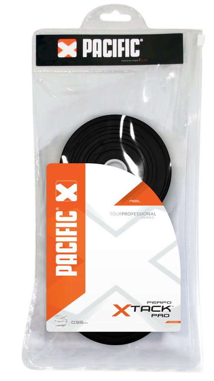 Pacific Overgrip xTack Pro 0.55mm schwarz 30er Clip-Beutel