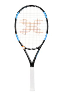 Pacific Tennisschläger BXT Raptor 107in/275g/Komfort schwarz/cyanblau - besaitet -