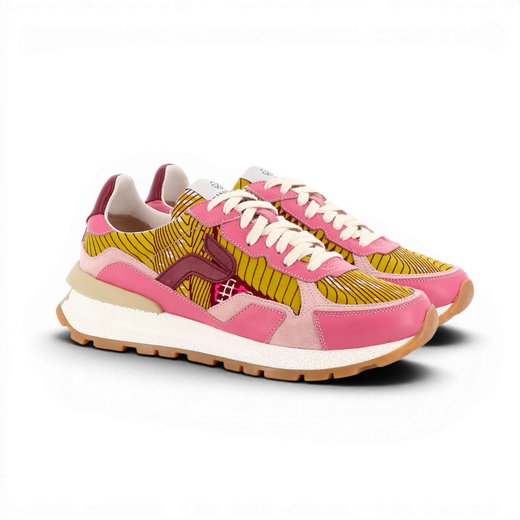 Panafrica Sneaker Akanda Pink multi-coloured Ladies