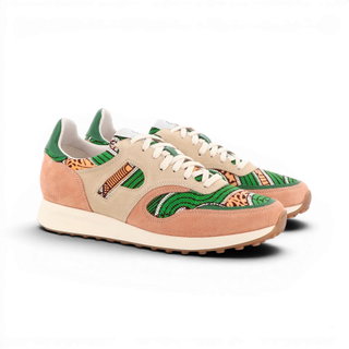 Panafrica Sneaker Arusha Peach peach orange/green ladies