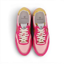 Panafrica Sneaker Arusha Fuchsia pink/gelb Damen