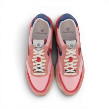 Panafrica Sneaker Arusha Apricot rosa/blau/rot Damen