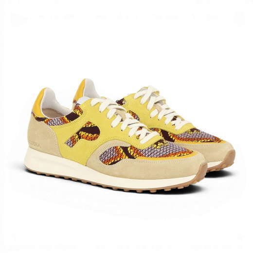 Panafrica Sneaker Arusha Beige hellbraun/gelb Herren
