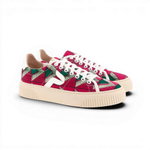 Panafrica Sneaker Bini Delta burgunderrot Damen