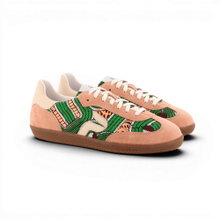 Panafrica Sneaker Sahara Peach pfirsischorange/grün Damen
