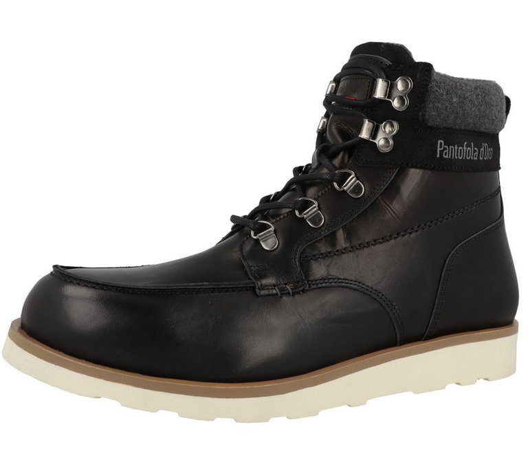 Pantofola d´Oro Winterstiefel Bormio Uomo High Boot (Glattleder) schwarz Herren