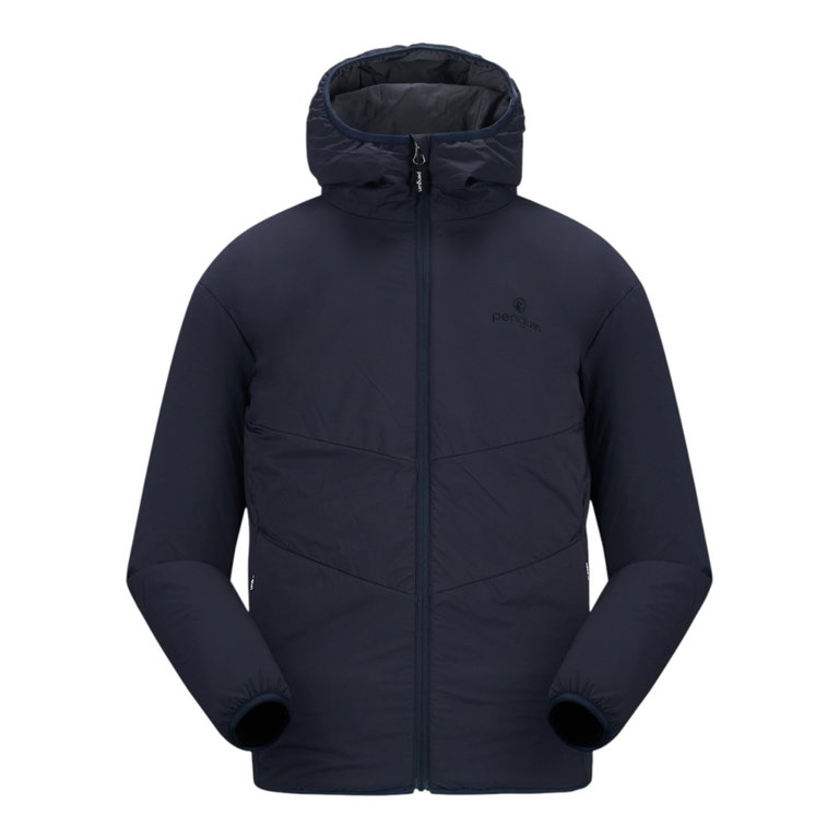 Penguin Winterjacke Pinneco Isolationsjacke mit Kapuze (warm, dehnbar) dunkelblau Herren