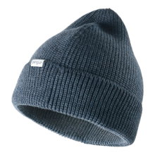 Penguin Mütze (Beanie) Strickmütze aus Merinowolle grau - 1 Stück