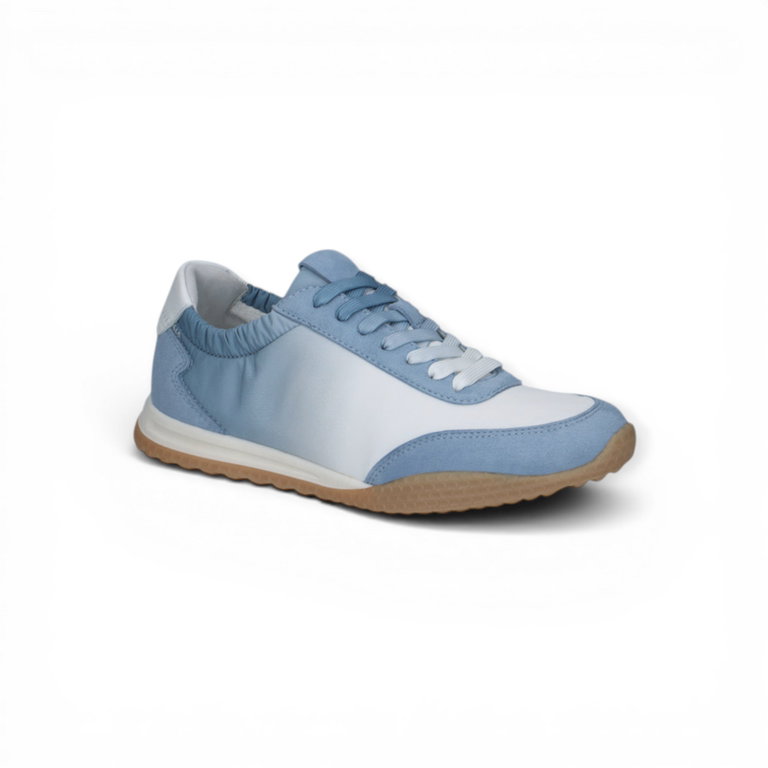Peter Kaiser Sneaker 73609 (suede/textile) blue/white ladies