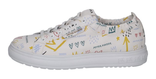Sneakersy Peter Kaiser 73769 (skóra) białe/kolorowe damskie