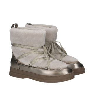 Peter Kaiser Winter Shoes 76230 (Smooth Leather/Wool) Sand Beige/Gold Ladies