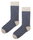 Polar Star Tagessocke Crew Magnus (Baumwolle, warm) beige/navyblau - 1 Paar
